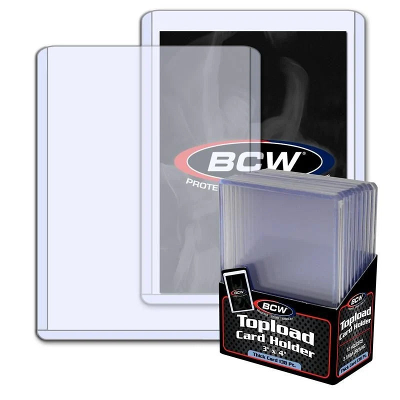 BCW Thick Card Topload Holder - 138 PT