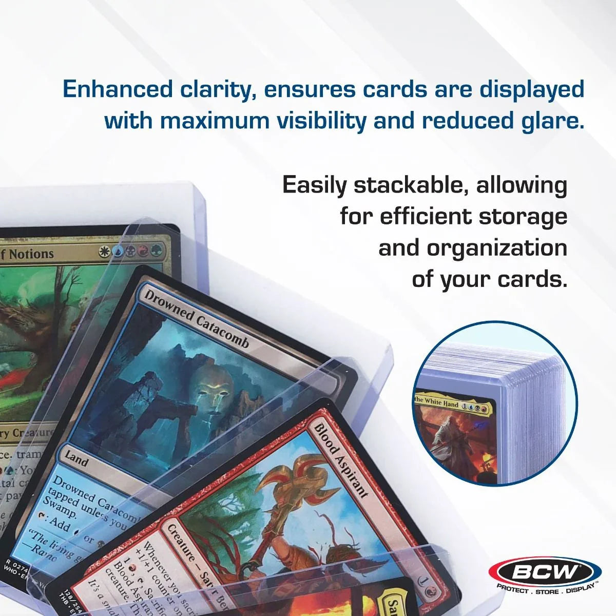 BCW 3x4 Topload Card Holder - Premium 25 ct