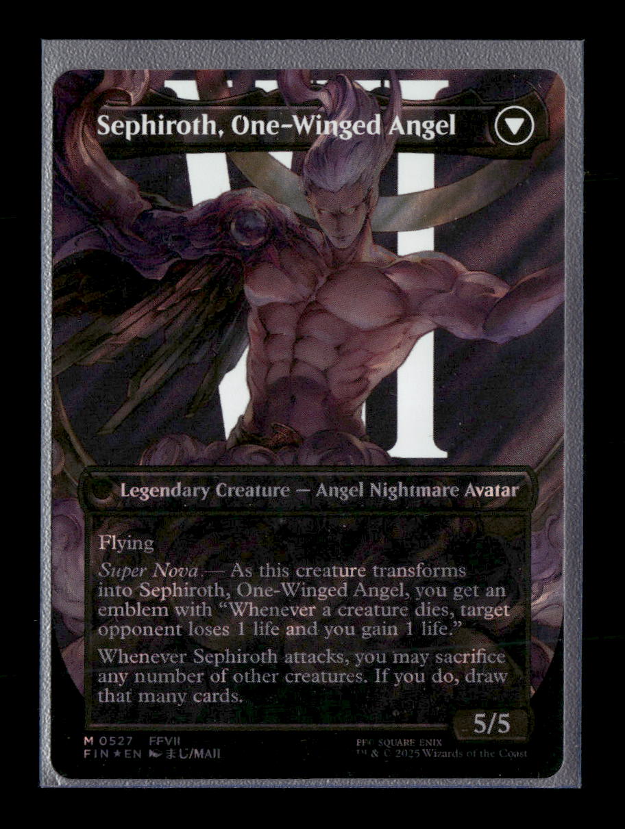 FINAL FANTASY Sephiroth, Fabled SOLDIER (Borderless) (Surge Foil) #527