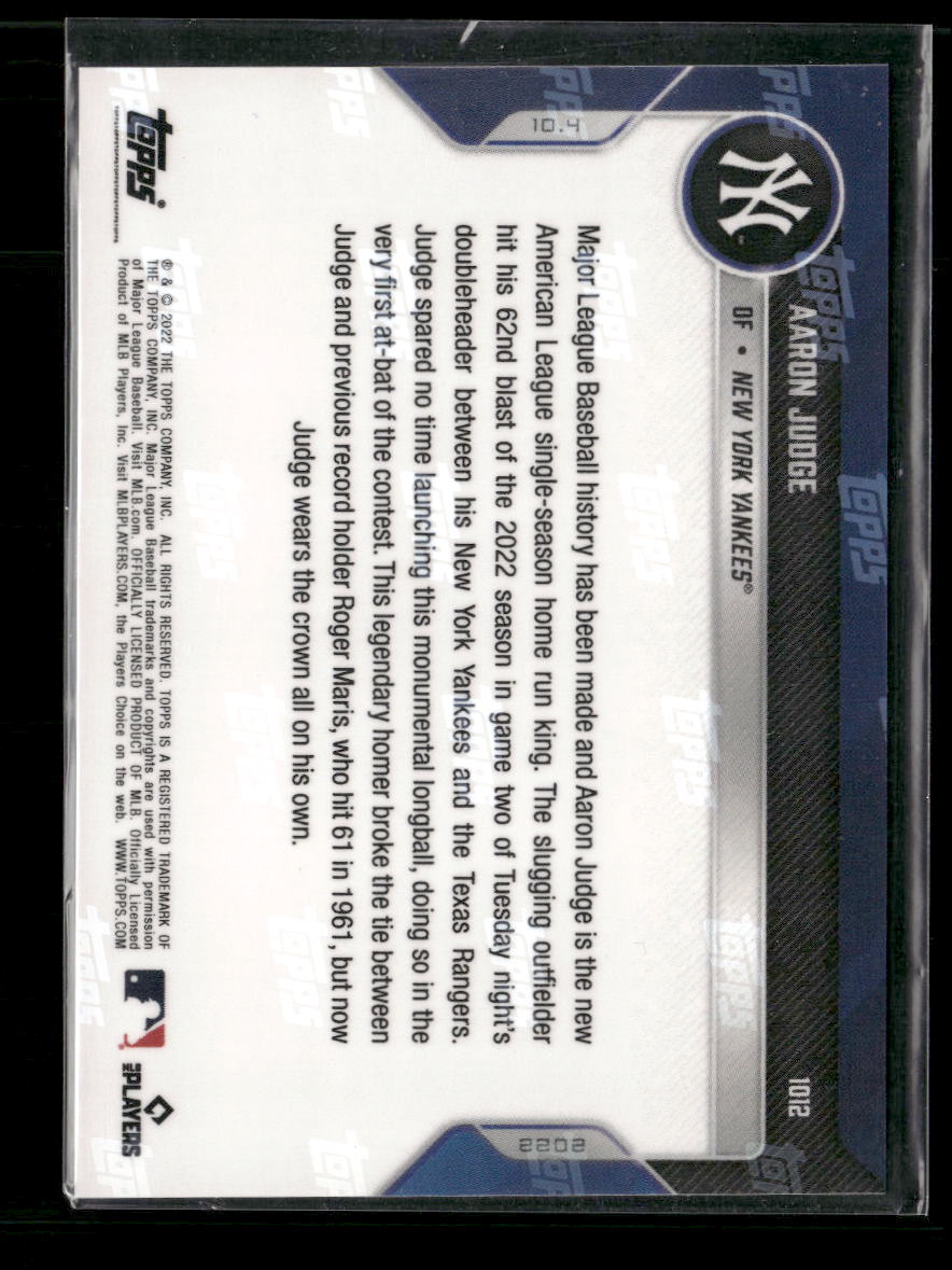 2022 Topps Now Aaron Judge #1012