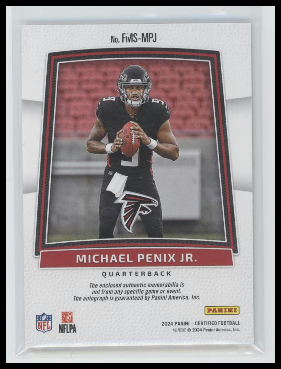 2024 Panini Freshman Fabric Mirror Signatures Michael Penix Jr. #/299 #FMS-MPJ