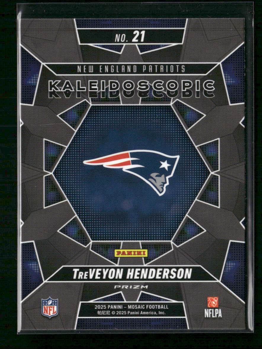 2025 Panini Mosaic Kaleidoscopic TreVeyon Henderson #21