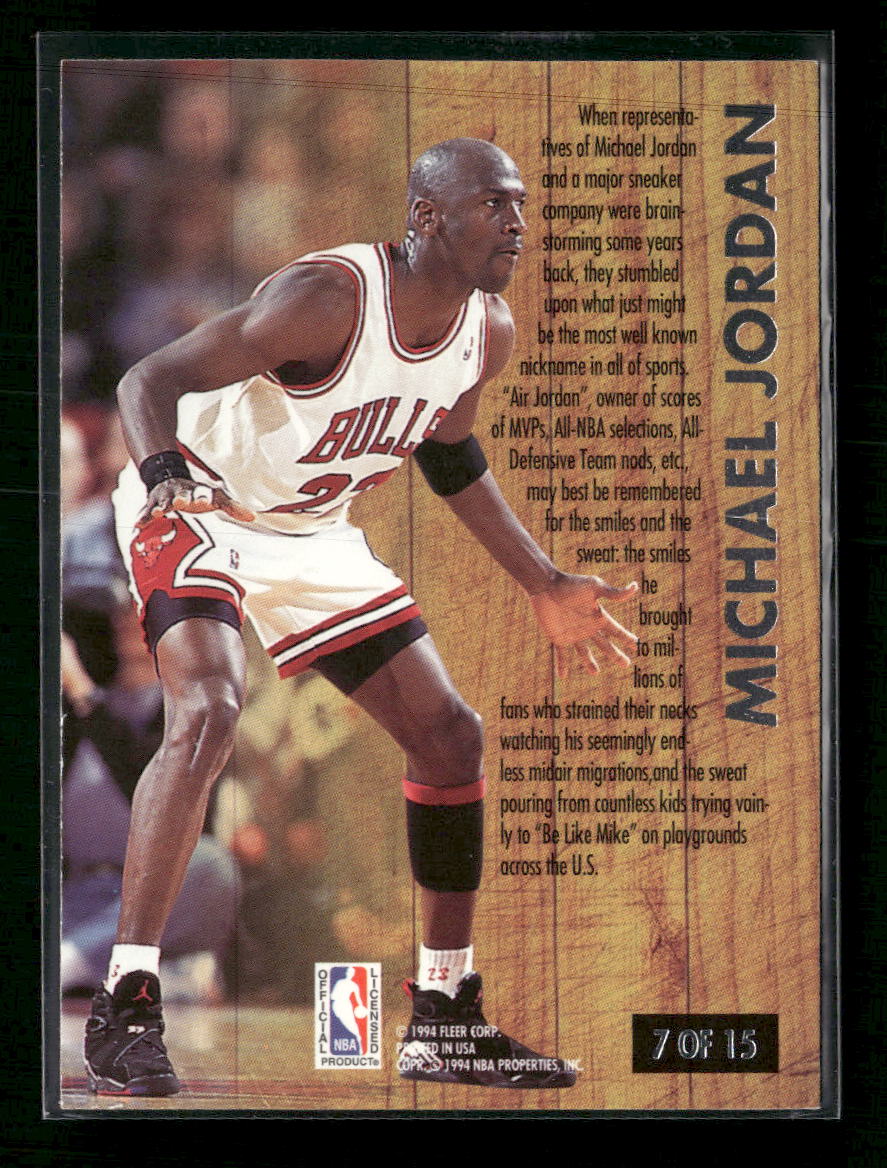 1993-94 Ultra Famous Nicknames Michael Jordan #7