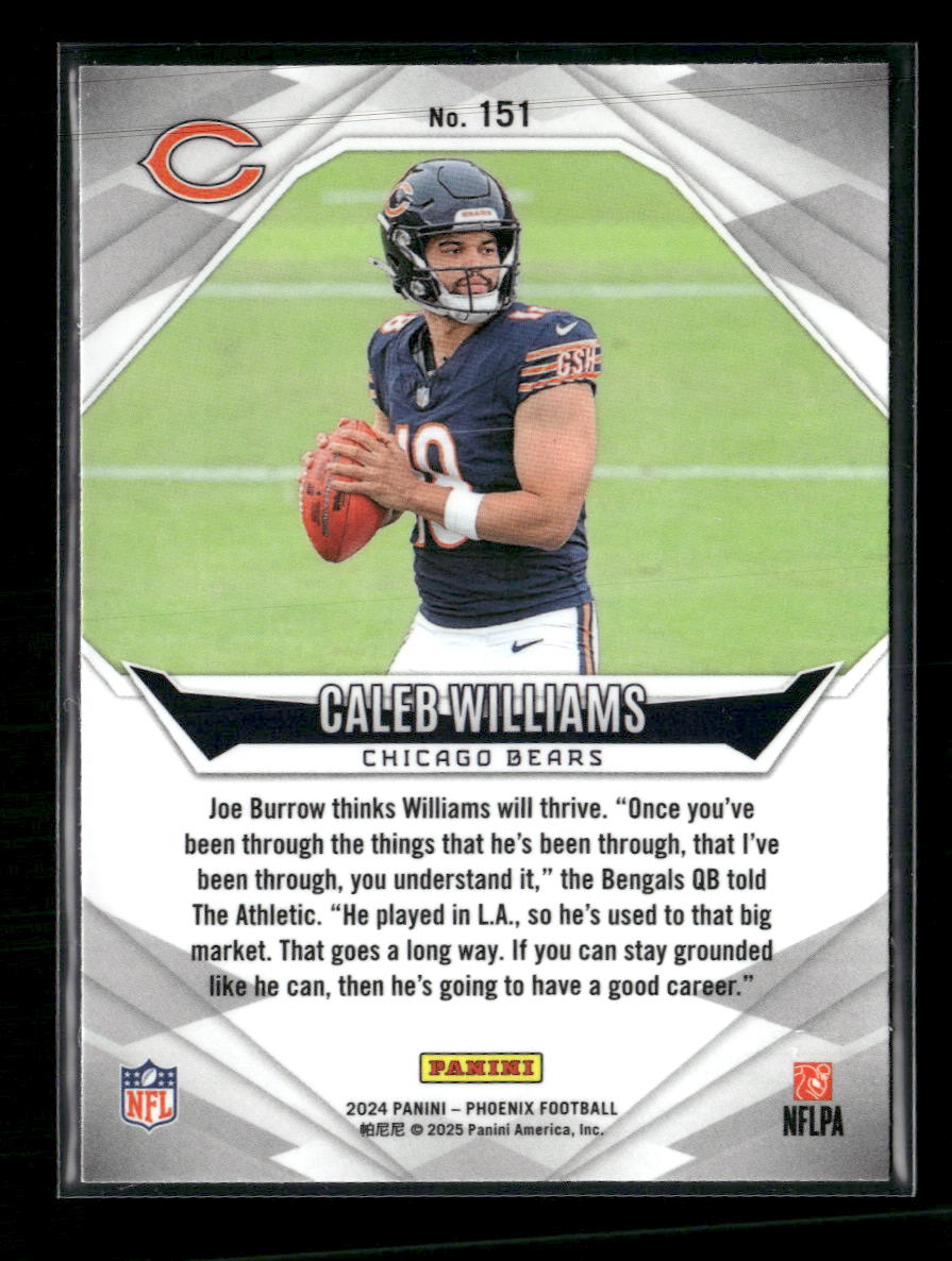 2024 Panini Phoenix Purple Caleb Williams Rookie #151