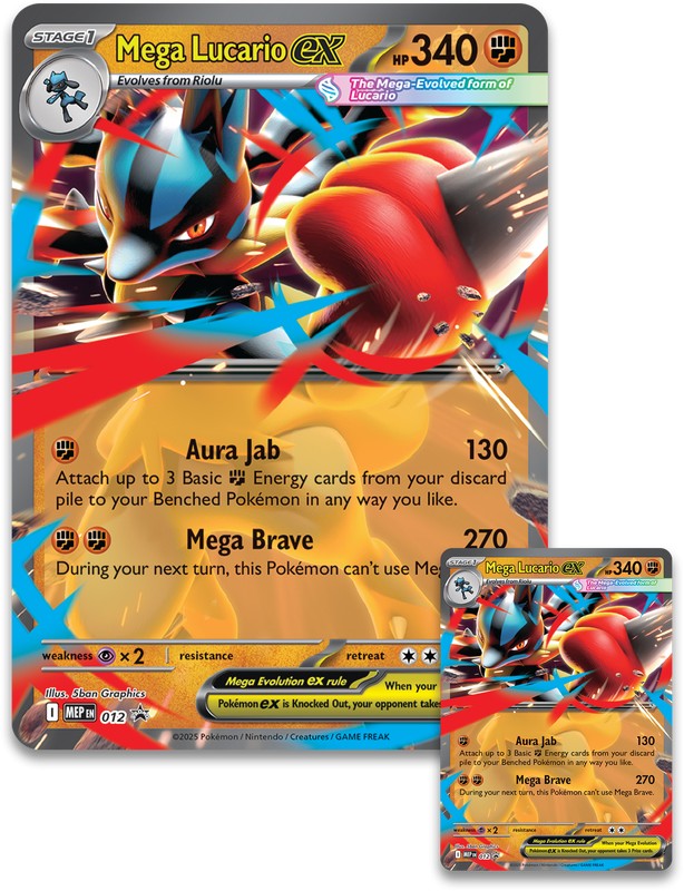 Mega Lucario ex Figure Collection