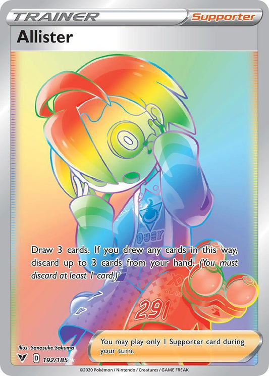 Allister (192/185) [Sword & Shield: Vivid Voltage]