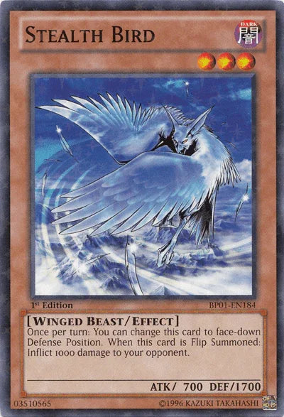 Stealth Bird [BP01-EN184] Starfoil Rare