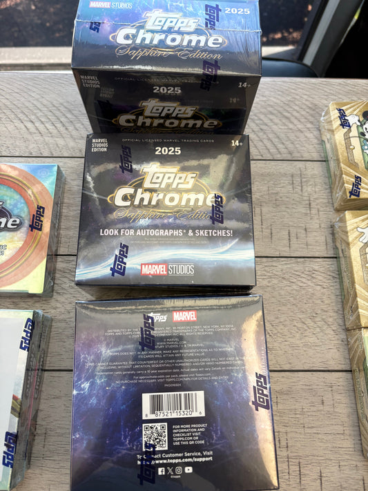 2025 Topps Chrome Marvel Studios Hobby Box