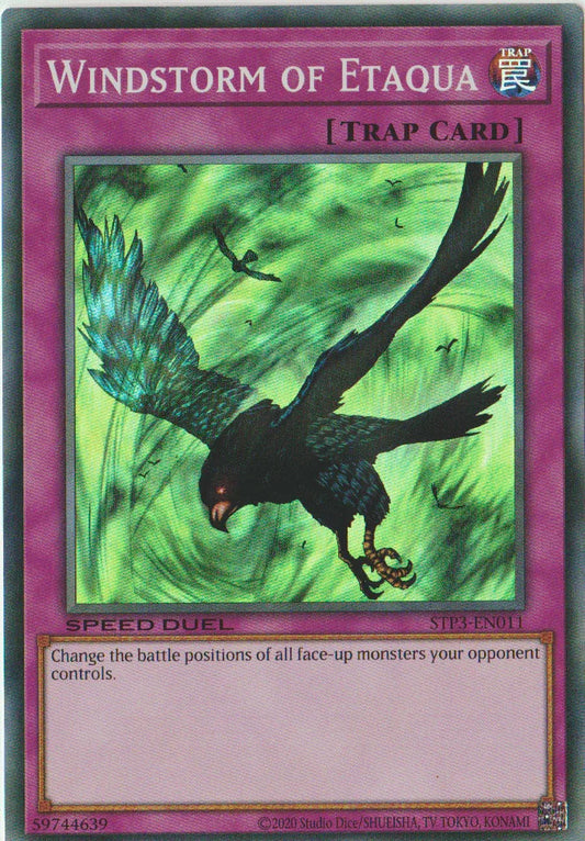 Windstorm of Etaqua [STP3-EN011] Super Rare