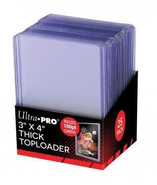 3" x 4" Clear Thick 100PT Toploaders (25ct)