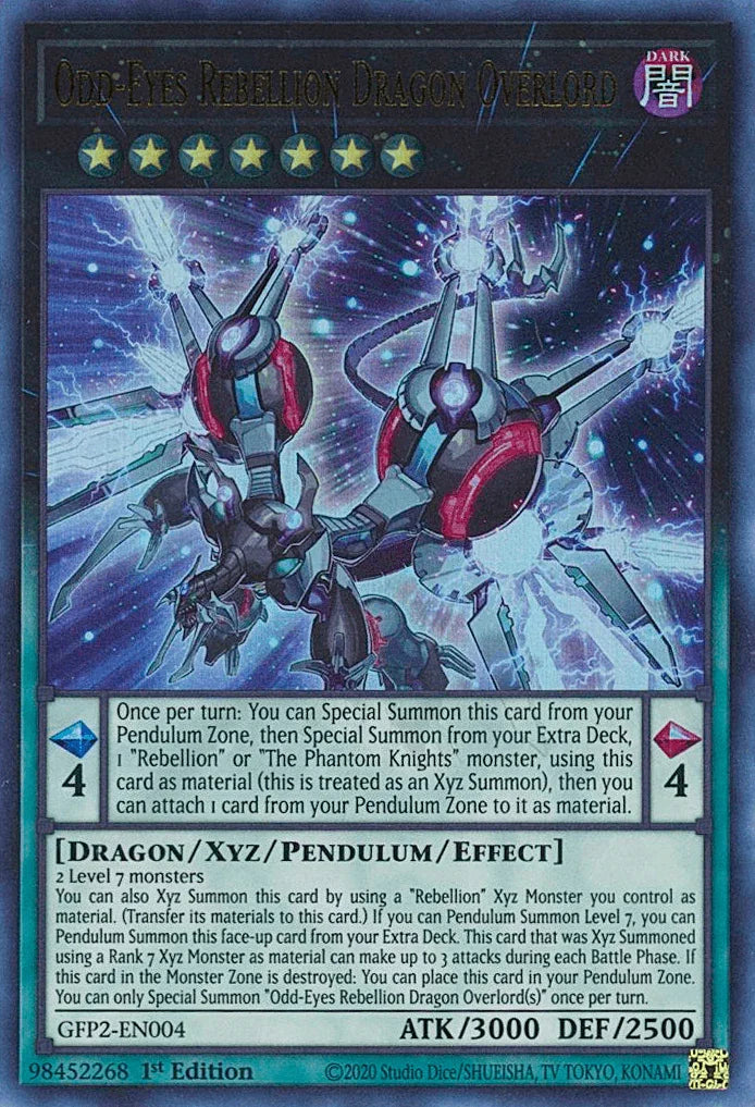 Odd-Eyes Rebellion Dragon Overlord [GFP2-EN004] Ultra Rare