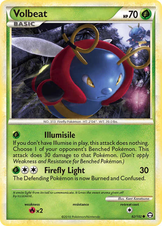 Volbeat (82/102) [HeartGold & SoulSilver: Triumphant]