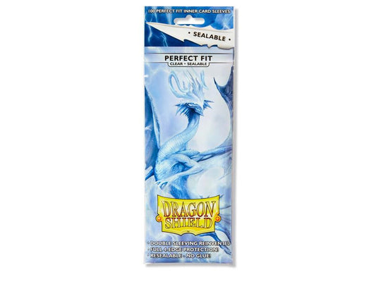 Dragon Shield Perfect Fit Standard Sealable Sleeves - Clear (100-Pack)