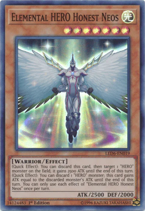 Elemental Hero Honest Neos [LED6-EN019] Super Rare