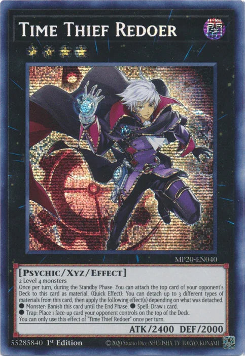 Time Thief Redoer [MP20-EN040] Prismatic Secret Rare