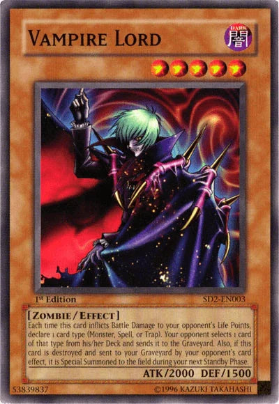 Vampire Lord [SD2-EN003] Common