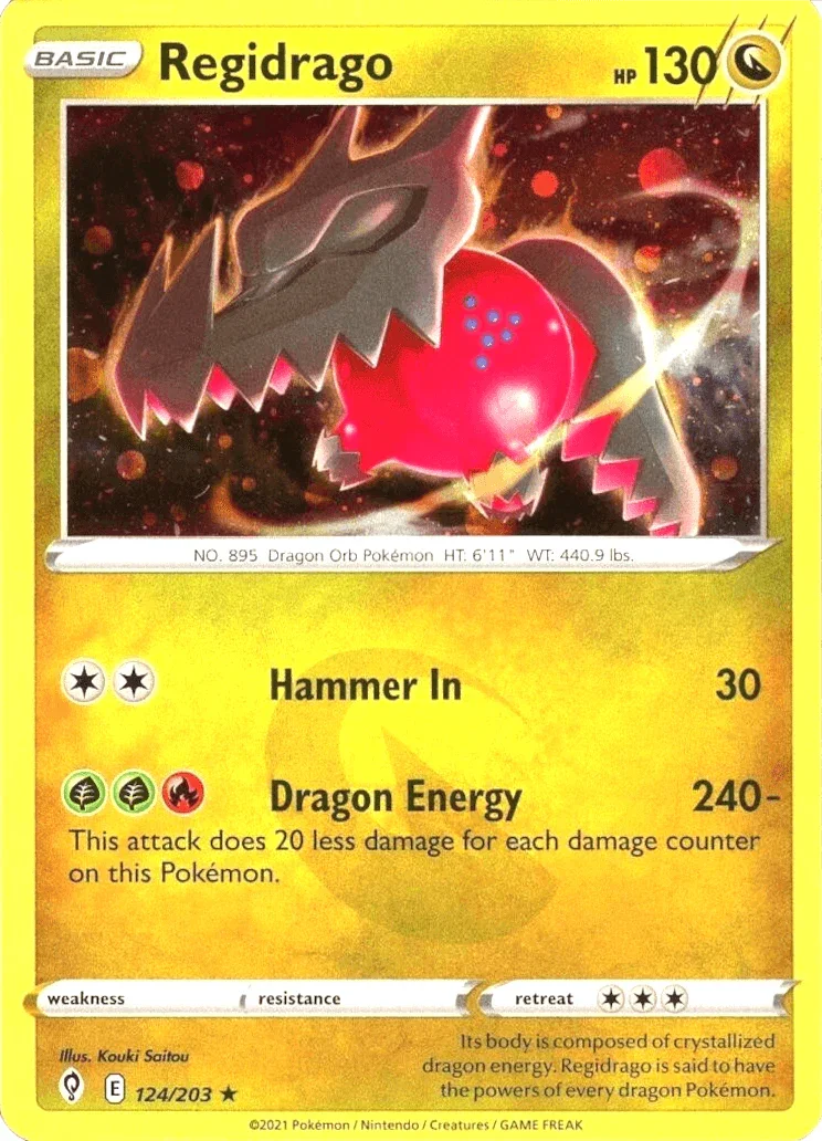 Regidrago (124/203) (Cosmos Holo) [Sword & Shield: Evolving Skies]
