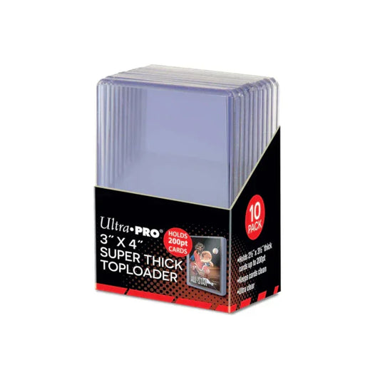 3" x 4" Clear Thick 200PT Toploaders (10ct)