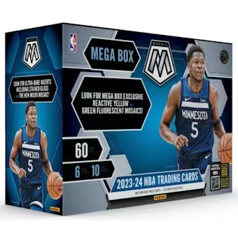 2023/24 Panini Mosaic Basketball Mega Box (Yellow & Green Mosaics!)