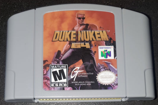 Duke Nukem 64 N64 Video Game Cartridge Nintendo 64 1997