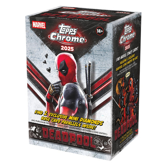 2025 Topps Deadpool Chrome Factory Sealed Value Box