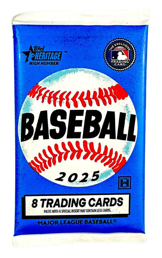 2025 Topps Heritage High Number Baseball Hobby Pack
