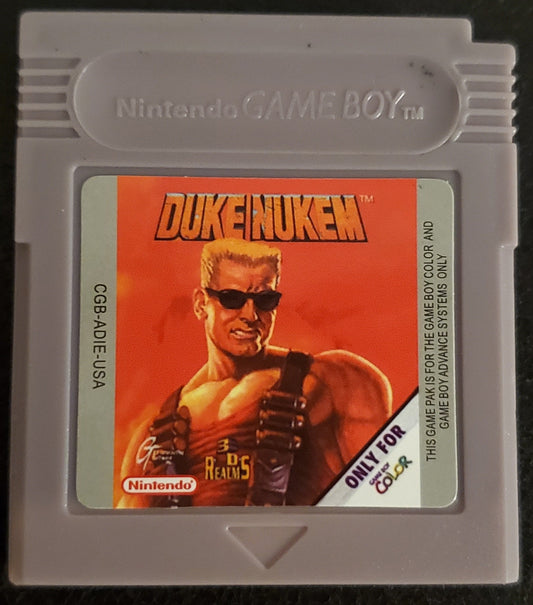 Duke Nukem GBC Video Game Cartridge Game Boy Color 1999