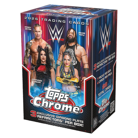 2026 Topps Chrome WWE Factory Sealed Value Box