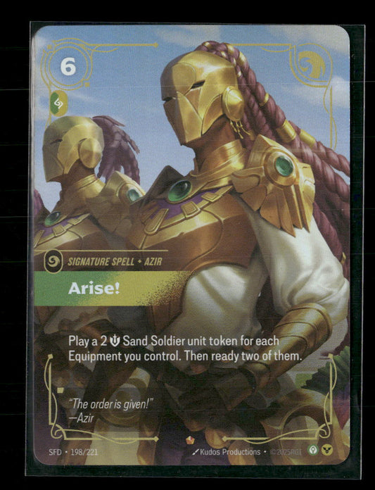Arise! #198/221 Rare - Riftbound