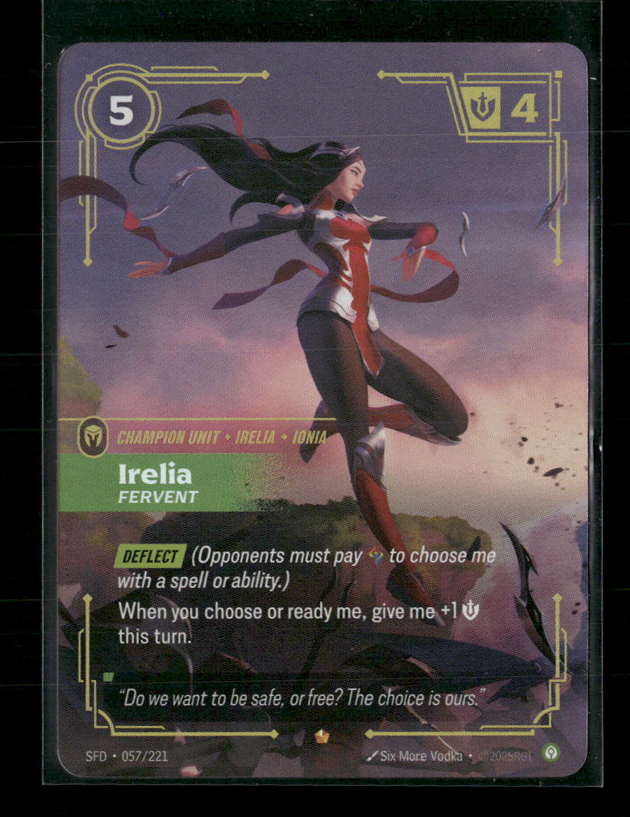 Irelia #057/221 Rare - Riftbound
