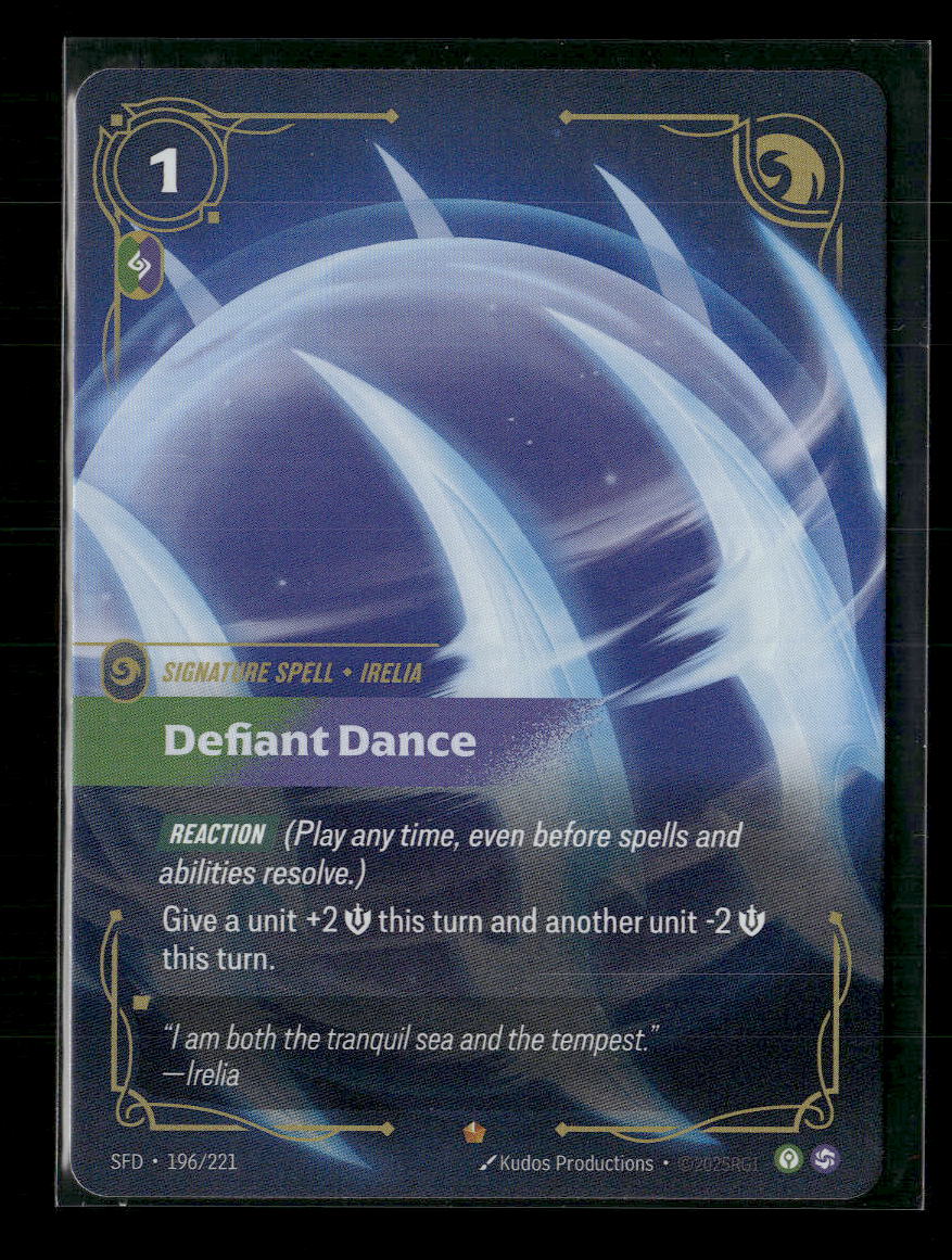 Defiant Dance #196/221 Rare - Riftbound