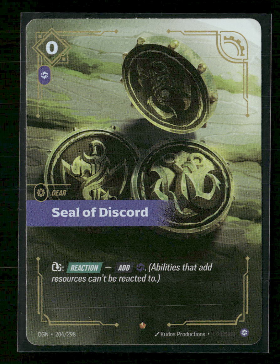 Seal of Discord #204/298 - Riftbound Origins