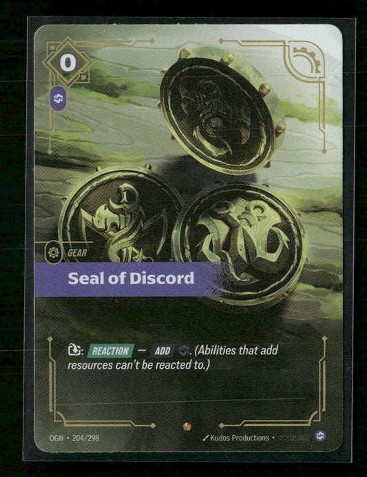 Seal of Discord #204/298 - Riftbound Origins