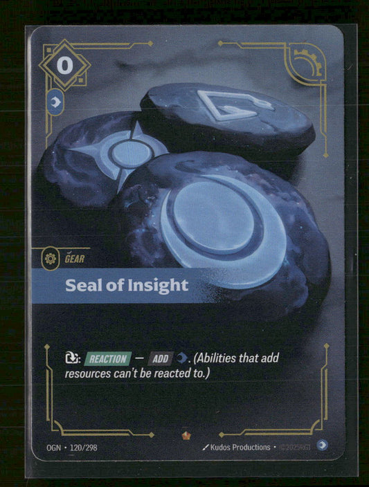 Seal of Insight #120/298 - Riftbound Origins