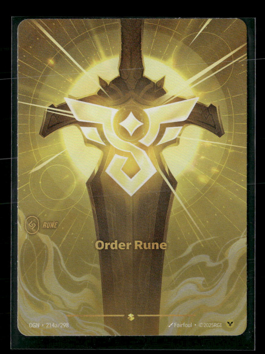 Order Rune #214a/298 - Riftbound Origins