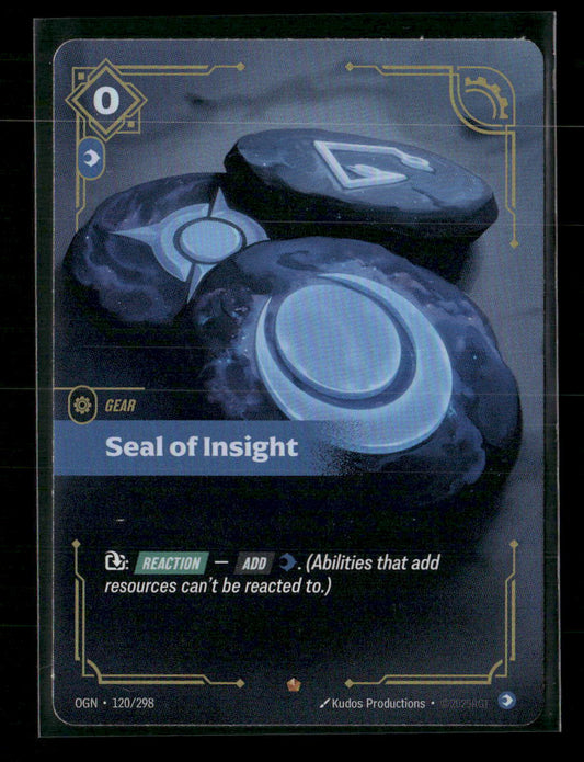 Seal of Insight #120/298 - Riftbound Origins