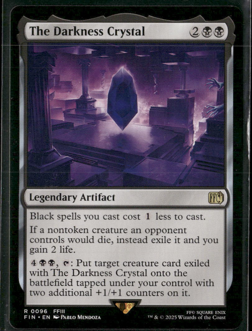The Darkness Crystal #0096 Rare - Magic: The Gathering Final Fantasy