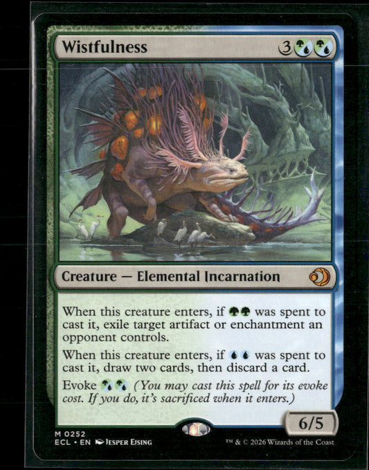 Wistfulness #0252 Mythic Rare - Magic: The Gathering Elemental Clash