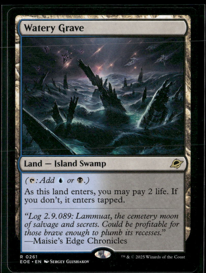 Watery Grave #0261 Rare - Magic: The Gathering Edge of Eternities