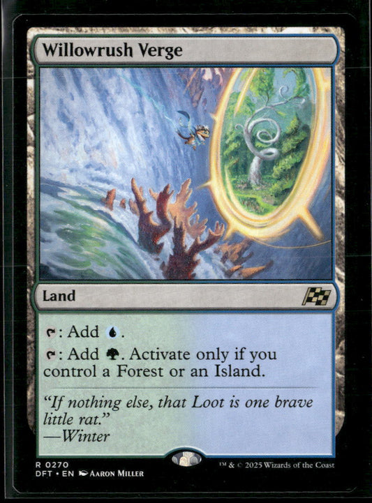 Willowrush Verge #0270 Rare - Magic: The Gathering Aetherdrift