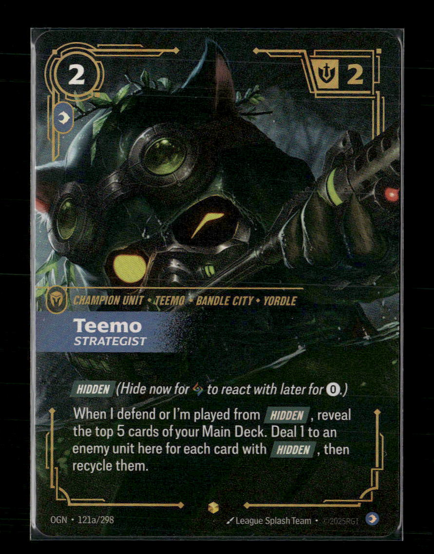 Teemo, Strategist #121a/298 Holofoil Showcase - Riftbound Origins