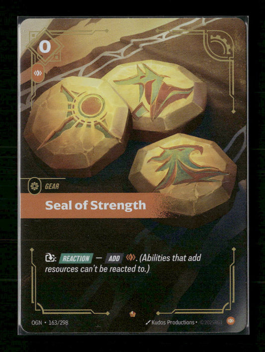 Seal of Strength #163/298 Epic - Riftbound Origins