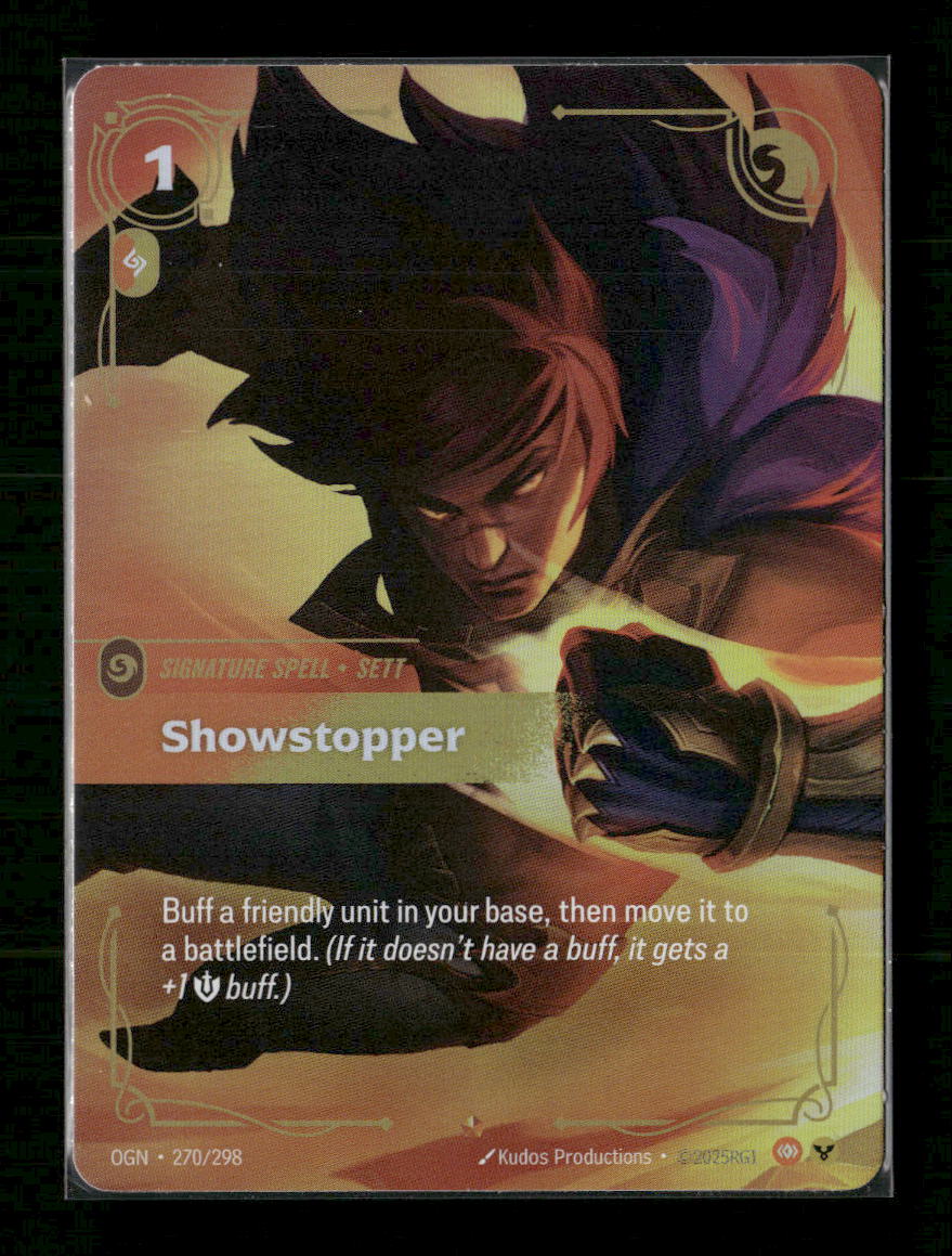 Showstopper #270/298 Holofoil Epic - Riftbound Origins