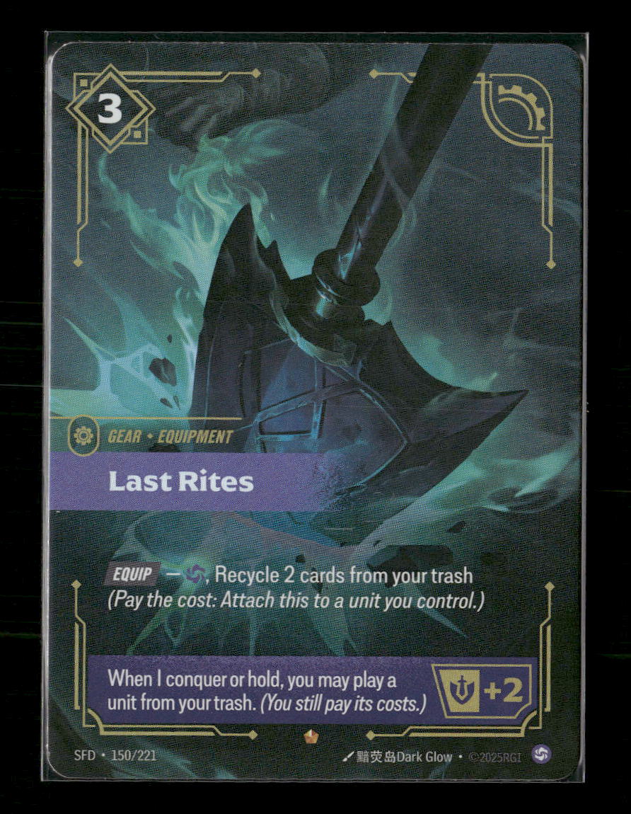 Last Rites #150/221 Holofoil Epic - Riftbound Spiritforged