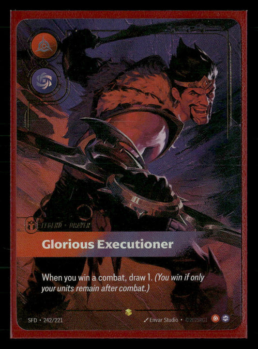 Draven - Glorious Executioner (Overnumbered) #242/221 - Riftbound