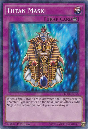 Tutan Mask [BP03-EN195] Shatterfoil Rare