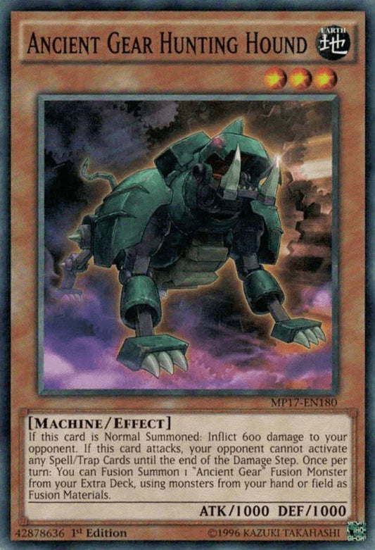 Ancient Gear Hunting Hound [MP17-EN180] Common