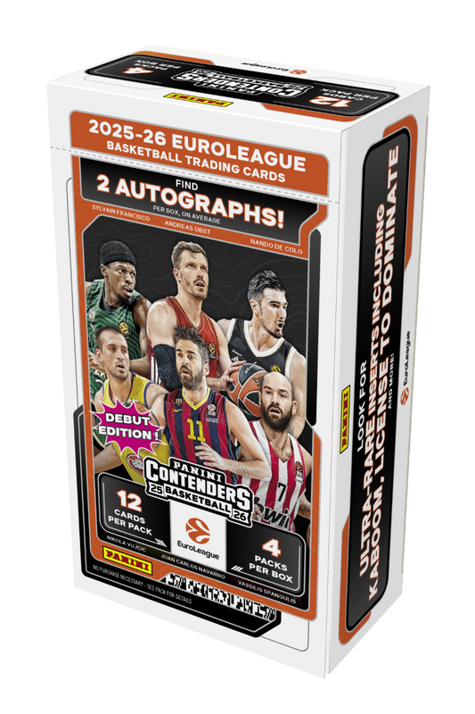 2025-26 Panini Contenders EuroLeague - Hobby Box