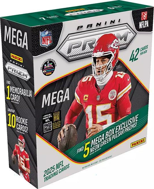 2025 Panini PRIZM Football Mega Box