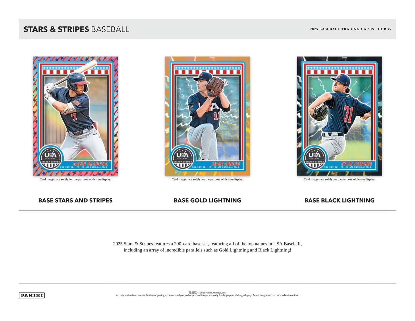 2025 Panini USA Stars & Stripes Baseball Hobby Box